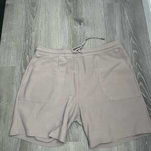 Topman Beige Athletic Shorts